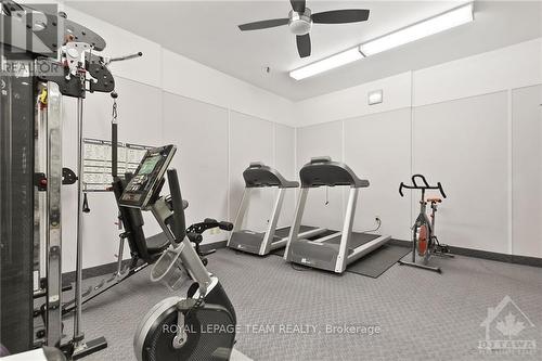 502 - 1025 Richmond Road, Ottawa, ON - Indoor Photo Showing Gym Room