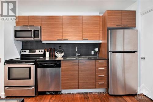 201 - 354 Gladstone Avenue, Ottawa, ON - Indoor Photo Showing Kitchen With Stainless Steel Kitchen With Double Sink