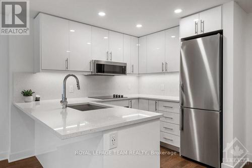 604 - 180 George Street, Ottawa, ON - Indoor Photo Showing Kitchen With Upgraded Kitchen