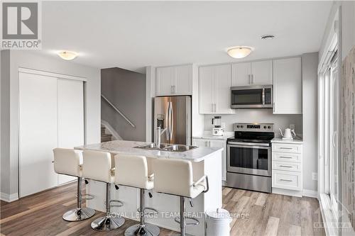 B - 446 Via Verona Avenue, Ottawa, ON - Indoor Photo Showing Kitchen With Stainless Steel Kitchen With Double Sink