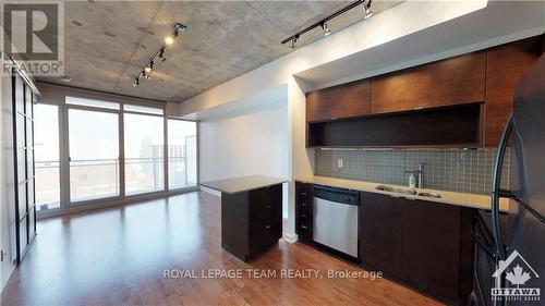 1705 - 324 Laurier Avenue, Ottawa, ON - Indoor Photo Showing Kitchen With Double Sink