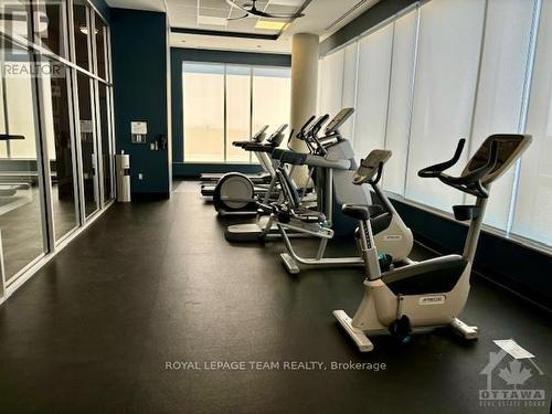 707 - 1140 Wellington Street W, Ottawa, ON - Indoor Photo Showing Gym Room