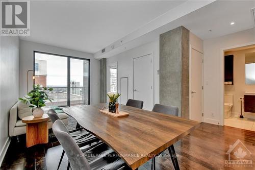 1705 - 20 Daly Avenue, Ottawa, ON - Indoor Photo Showing Dining Room