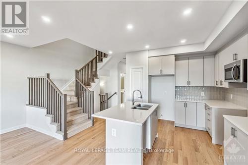 302 Elsie Macgill Walk, Ottawa, ON - Indoor Photo Showing Kitchen With Double Sink With Upgraded Kitchen