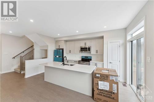 295 Elsie Macgill Walk, Ottawa, ON - Indoor Photo Showing Kitchen With Double Sink