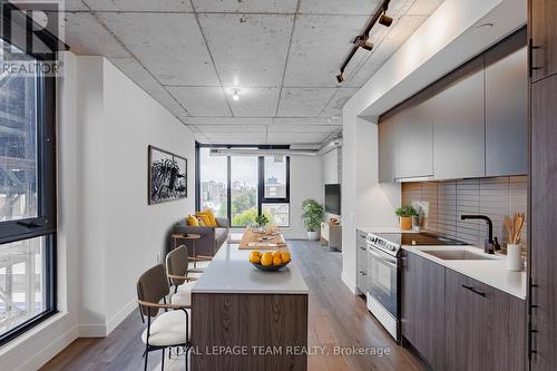 505 - 10 James Street, Ottawa, ON - Indoor Photo Showing Kitchen With Upgraded Kitchen