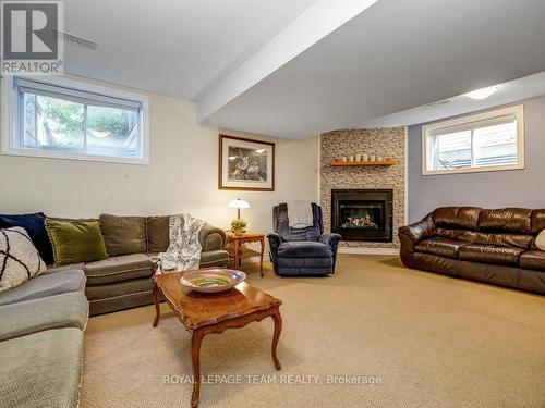 1572 Carronbridge Circle, Ottawa, ON - Indoor Photo Showing Living Room With Fireplace