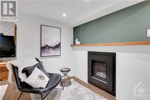 285 Frost Avenue, Ottawa, ON - Indoor Photo Showing Living Room With Fireplace