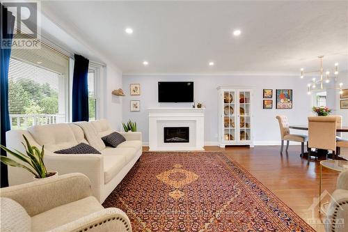 285 Frost Avenue, Ottawa, ON - Indoor Photo Showing Living Room With Fireplace