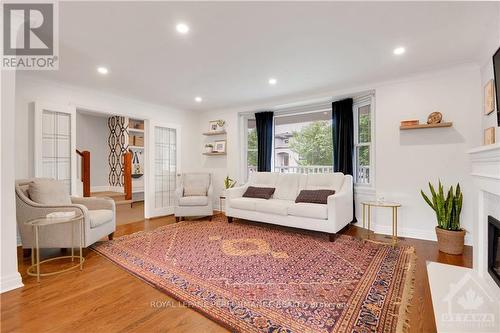 285 Frost Avenue, Ottawa, ON - Indoor Photo Showing Living Room With Fireplace