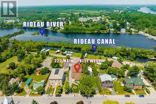 223 Main Street W, Merrickville-Wolford, ON - Outdoor With Body Of Water With View