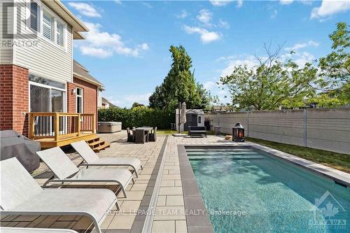 1027 Red Spruce Street, Ottawa, ON - Outdoor With In Ground Pool With Deck Patio Veranda