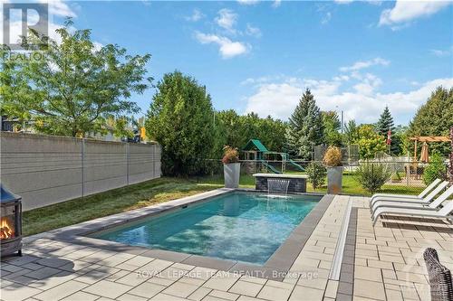 1027 Red Spruce Street, Ottawa, ON - Outdoor With In Ground Pool With Deck Patio Veranda With Backyard