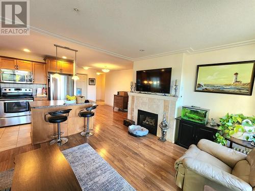 2125 Atkinson Street Unit# 302, Penticton, BC - Indoor With Fireplace