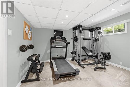 5527 Cedar Drive, Ottawa, ON - Indoor Photo Showing Gym Room