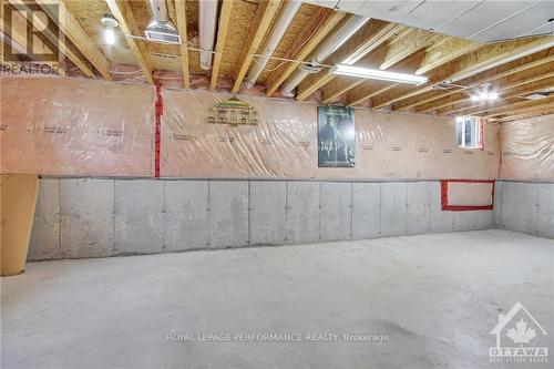 2222 Sunset Cove Circle, Ottawa, ON - Indoor Photo Showing Basement