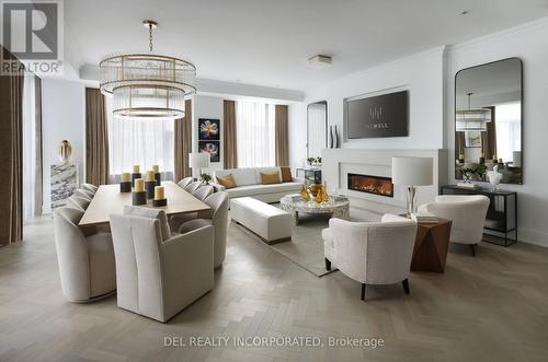 308 - 455 Wellington Street W, Toronto, ON - Indoor Photo Showing Living Room With Fireplace