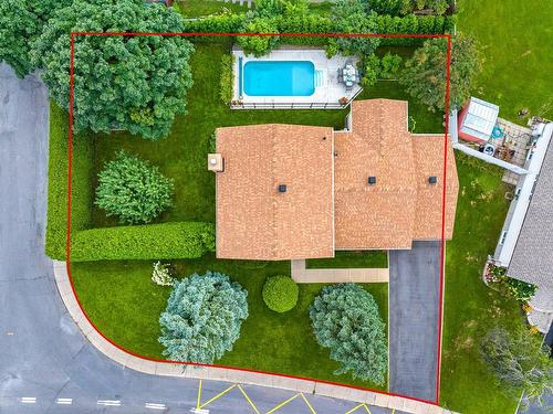 Aerial photo - 1150 Rue Du Perche, Boucherville, QC - Outdoor With In Ground Pool