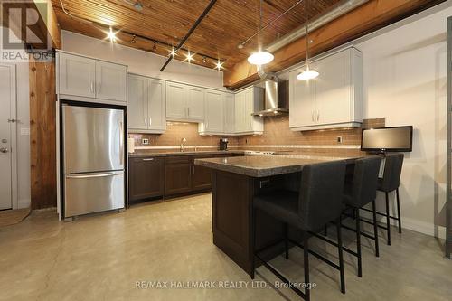 406 - 68 Broadview Avenue, Toronto, ON - Indoor Photo Showing Kitchen With Double Sink