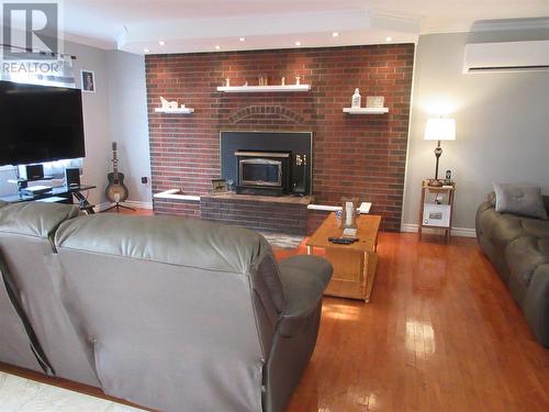 4 Twomey Drive, Botwood, NL - Indoor Photo Showing Living Room With Fireplace