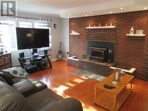 4 Twomey Drive, Botwood, NL - Indoor Photo Showing Living Room With Fireplace