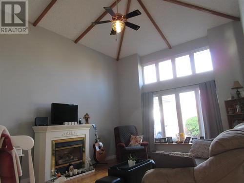 4 Twomey Drive, Botwood, NL - Indoor Photo Showing Living Room With Fireplace