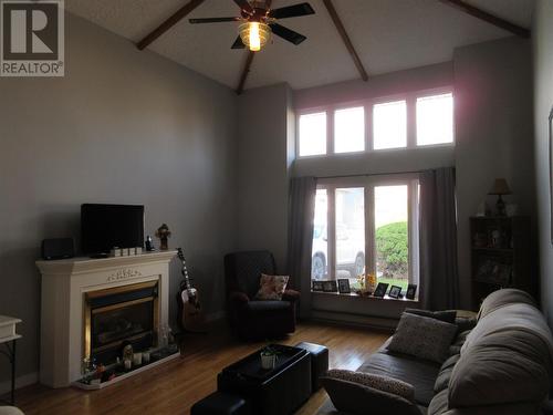 4 Twomey Drive, Botwood, NL - Indoor Photo Showing Living Room With Fireplace