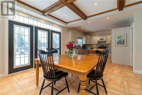 7 Meredith Drive, Sussex Corner, NB - Indoor Photo Showing Dining Room