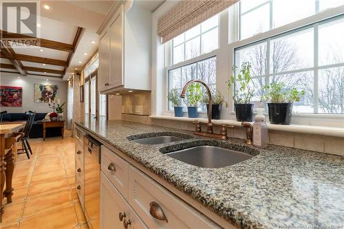 7 Meredith Drive, Sussex Corner, NB - Indoor Photo Showing Kitchen With Double Sink