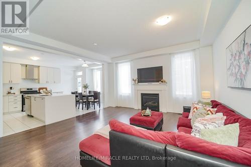 2823 Foxden Square, Pickering, ON - Indoor Photo Showing Living Room With Fireplace