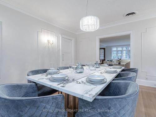 408 Rosemary Rd, Toronto, ON - Indoor Photo Showing Dining Room