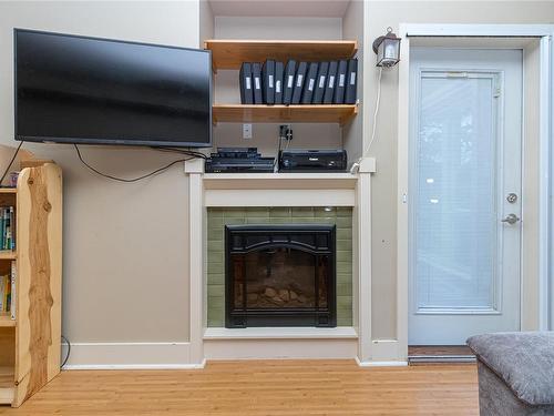 210-866 Brock Ave, Langford, BC - Indoor With Fireplace