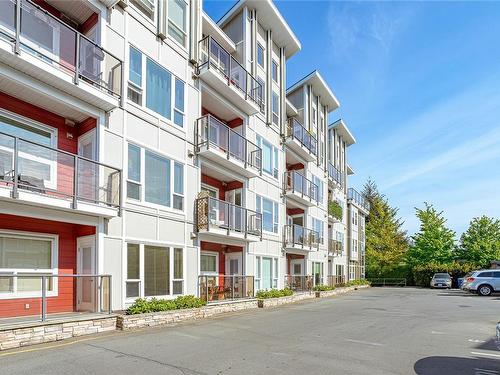 210-866 Brock Ave, Langford, BC - Outdoor With Balcony With Facade