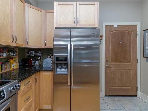 210-866 Brock Ave, Langford, BC - Indoor Photo Showing Kitchen With Stainless Steel Kitchen