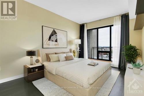 1208 - 90 George Street, Ottawa, ON - Indoor Photo Showing Bedroom