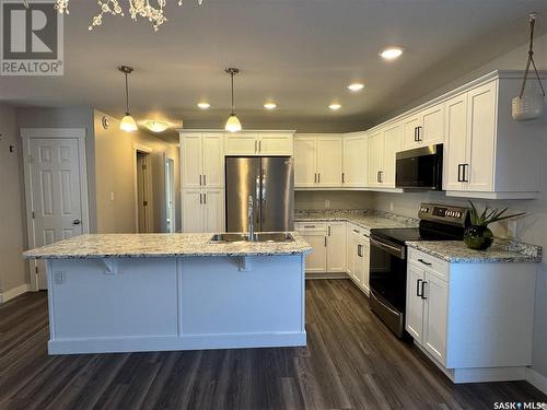 105 Hiller Drive, Air Ronge, SK - Indoor Photo Showing Kitchen With Stainless Steel Kitchen With Upgraded Kitchen