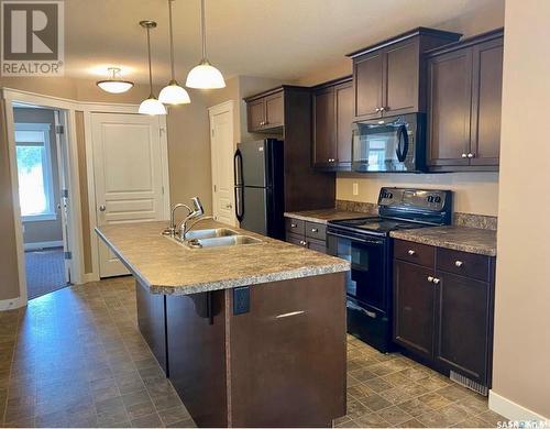 307 Cornwall Street, Regina, SK - Indoor Photo Showing Kitchen With Double Sink