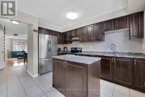 3 Snowshoe Lane, Brampton, ON - Indoor Photo Showing Kitchen With Double Sink