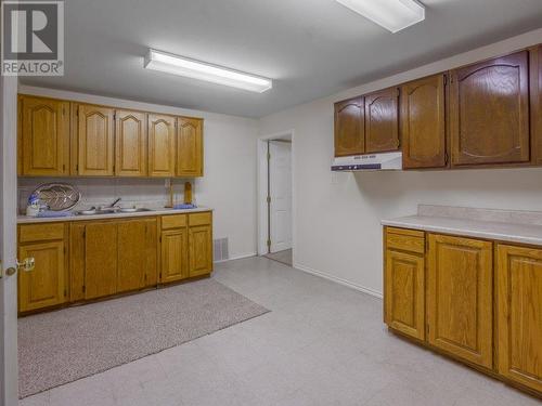 Separate kitchen in basement (includes fridge) - 11900 Olympic View Drive, Osoyoos, BC - Indoor Photo Showing Kitchen With Double Sink