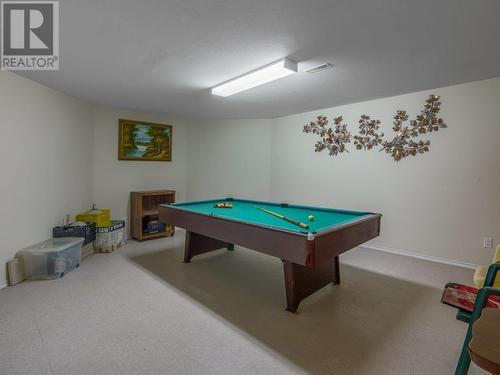 Games room/large den- in basement - 11900 Olympic View Drive, Osoyoos, BC - Indoor Photo Showing Other Room