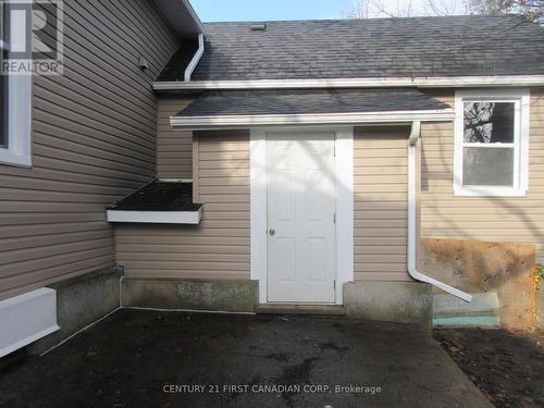 Back Entrance from Patio - 42 Beale Street, Woodstock (Woodstock - North), ON - Outdoor With Exterior