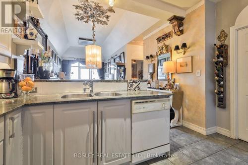 705 - 1 Leaside Park Drive, Toronto, ON - Indoor Photo Showing Kitchen With Double Sink