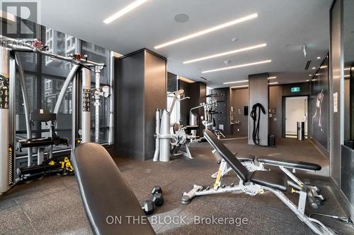 418 - 9 Mabelle Avenue, Toronto, ON - Indoor Photo Showing Gym Room