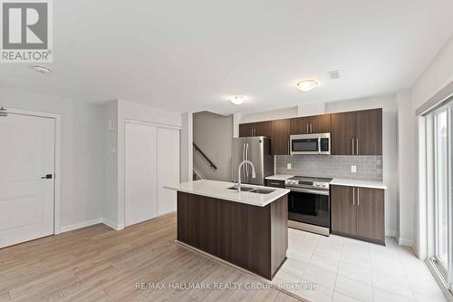 B - 713 Amberwing Private, Ottawa, ON - Indoor Photo Showing Kitchen With Double Sink