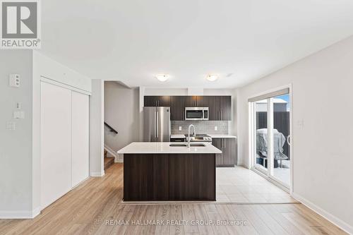 B - 713 Amberwing Private, Ottawa, ON - Indoor Photo Showing Kitchen With Double Sink