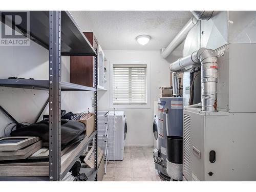 Mechanical room and Laundry room on main floor - 615 Sutherland Avenue, Kelowna, BC - Indoor Photo Showing Laundry Room