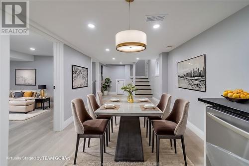 2533 Turner, Windsor, ON - Indoor Photo Showing Dining Room