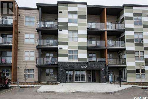 1316 5500 Mitchinson Way, Regina, SK - Outdoor With Balcony With Facade