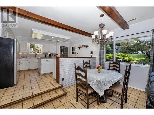 7701 Holtam Drive, Coldstream, BC - Indoor Photo Showing Dining Room