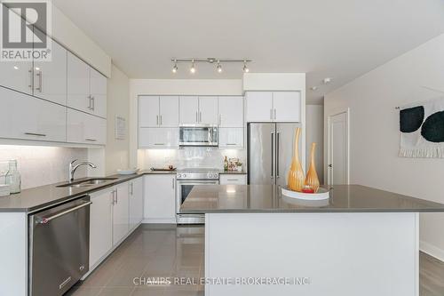 105 - 825 Church Street, Toronto, ON - Indoor Photo Showing Kitchen With Double Sink With Upgraded Kitchen